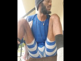 Monday bulge on the porch