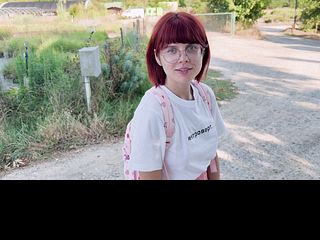 I meet a redhead college girl and take her back to my place for some intense sex