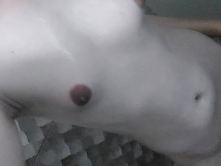 Latino Femboy Teasing in the Shower