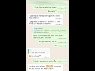 SE PUSO MUY CALIENTE LA SRA MARY POR CHAT