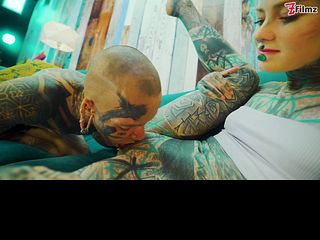 Tattooed Trans and Alt Girl Hot Toy Play