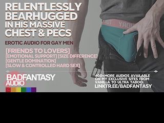 [M4M] Relentlessly Bearhugged & Smothered In His Massive Chest and Pecs [Gentle Dom Bottom Speaker] [Gay ASMR Roleplay] [Size Difference] [Comfort]