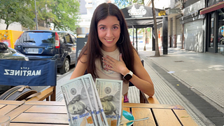 I Bought a Student's Panties at a Public Cafe and She Offered to Fuck - Katty West